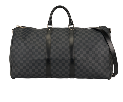 Keepall Bandouliere 55, &pound;995, Handbags, Grey, Canvas, Front view